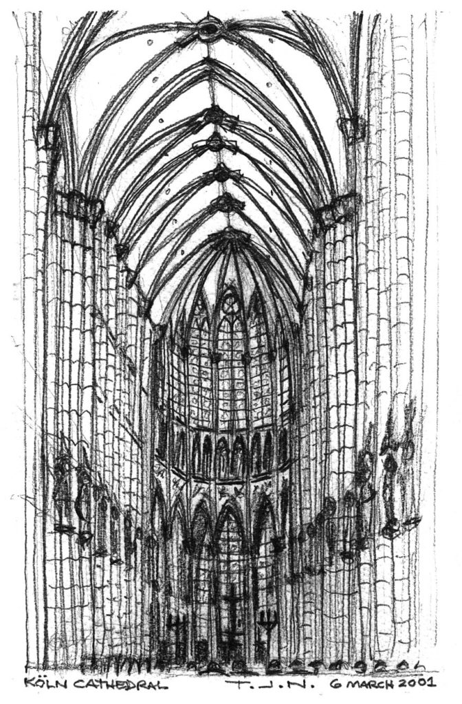 Koln Cathedral Interior Thomas J. Newhouse, Artist