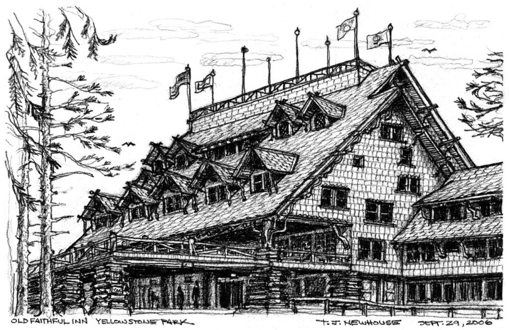 Old Faithful Inn Thomas J. Newhouse, Artist